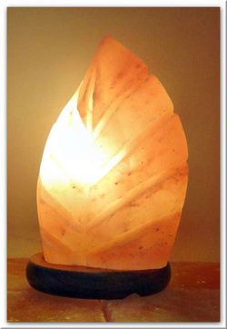 Lampa solna himalajska liść sól himalajska