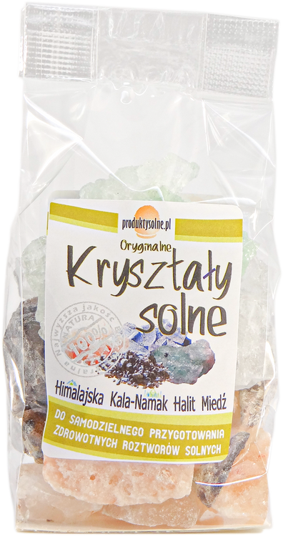 Kryształy bryłki mix z solą zieloną 600g premium