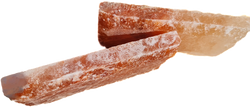 Cegła solna himalajska pomarańczowa, jedna strona naturalna, 2,5x10x20 cm