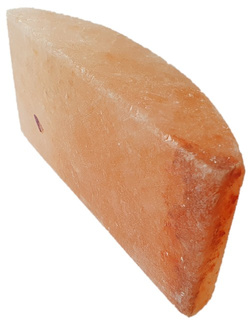 Cegła solna himalajska 5x10x20 cm, jedna strona zaokrąglona