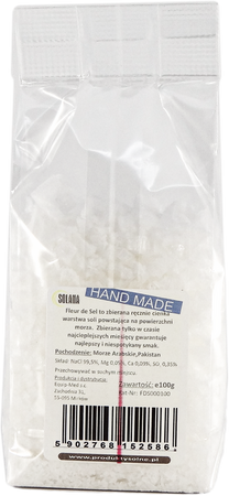 Sól morska jadalna Fleur De Sel 100g premium