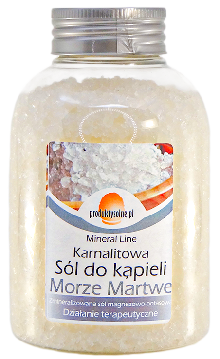 Karnalit sól kąpielowa Morze Martwe butelka 500g