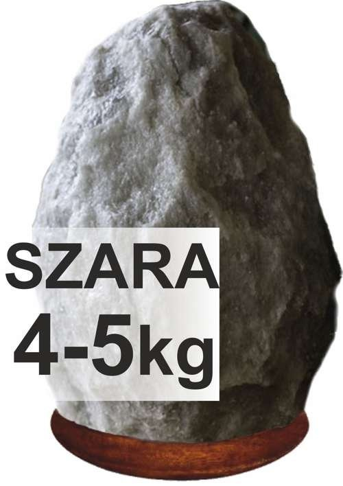 Lampa solna o wadze 4-5 kg z szarej soli jonizator