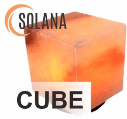 LAMPA SOLNA HIMALAJSKA  SZEŚCIAN KOSTKA cube