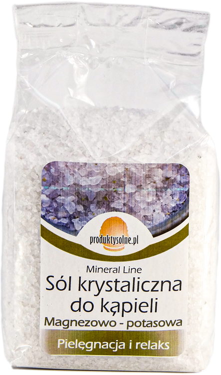 Naturalna krystaliczna sól kąpielowa 300g premium