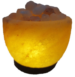 Lampa solna USB misa sól himalajska