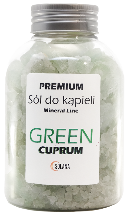 Sól zielona z miedzią green premium butelka 500g