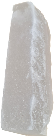 Cegła solna himalajska biała, jedna strona naturalna, 5x10x20 cm