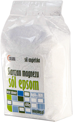 Sól Epsom siarczan magnezu sól gorzka premium