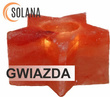 Świecznik solny gwiazda sól himalajska jonizator
