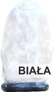 Lampa solna 2-3 kg biała sól podstawa szary marmur