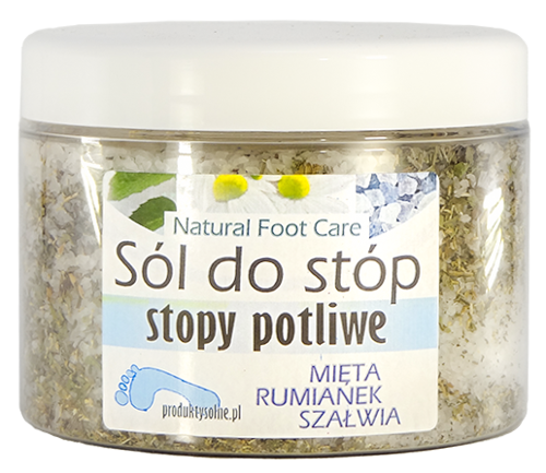 Sól do stóp potliwych słoik premium