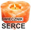 ŚWIECZNIK SOLNY SERCE himalajski jonizator sól