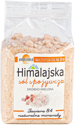 Sól himalajska jadalna bardzo drobna 300g premium