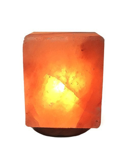 Lampa solna himalajska sześcian kostka cube