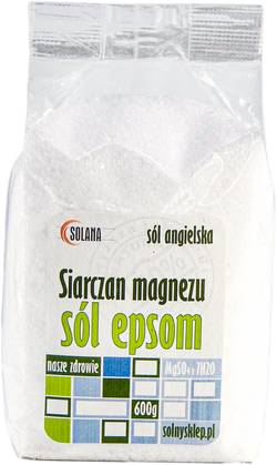 Sól Epsom siarczan magnezu sól gorzka premium