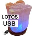 Lampa solna USB Lotos sól himalajska jonizator