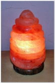 Lampa solna himalajska plaster miodu premium
