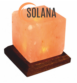 Lampa solna USB Sześcian Cube sól himalajska