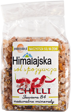 Uzupełniacz do młynka sól himalajska chili premium