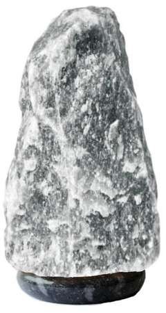 Klosz z soli himalajskiej o wadze 5-6  kg z szarej soli z podstawą z szarego marmuru