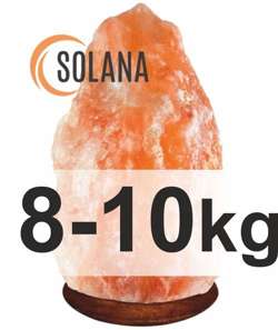 Klosz z soli himalajskiej o wadze 8-10 kg z podstawą z drewna