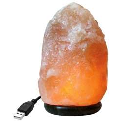 Lampa solna USB naturalna sól himalajska premium