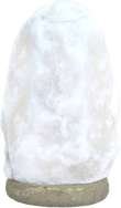 Klosz z soli himalajskiej o wadze 6-8 kg z białej soli z podstawą z białego marmuru